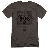 Harry Potter Sos Task Force Men's Ultra-Soft 30/1 Cotton Slim Short-Sleeve T-Shirt